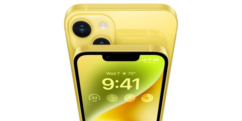 Apple представила iPhone 14 и 14 Plus в новом желтом цвете