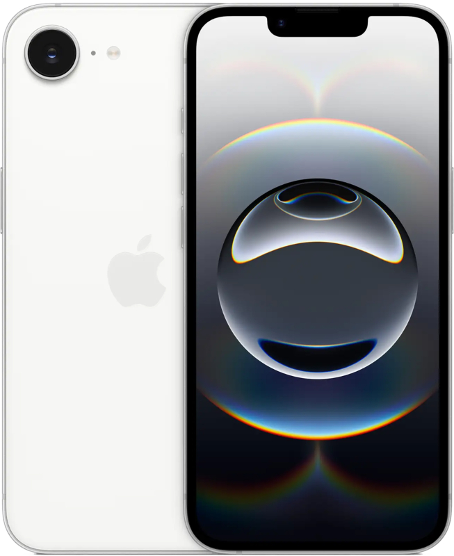 Смартфон Apple iPhone 16e (512gb, White, nanoSim + eSIM)
