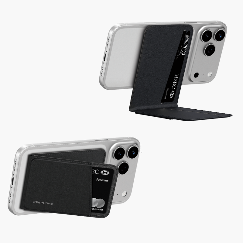 Картхолдер KEEPHONE SNAPPI  с MagSafe и подставкой Серый