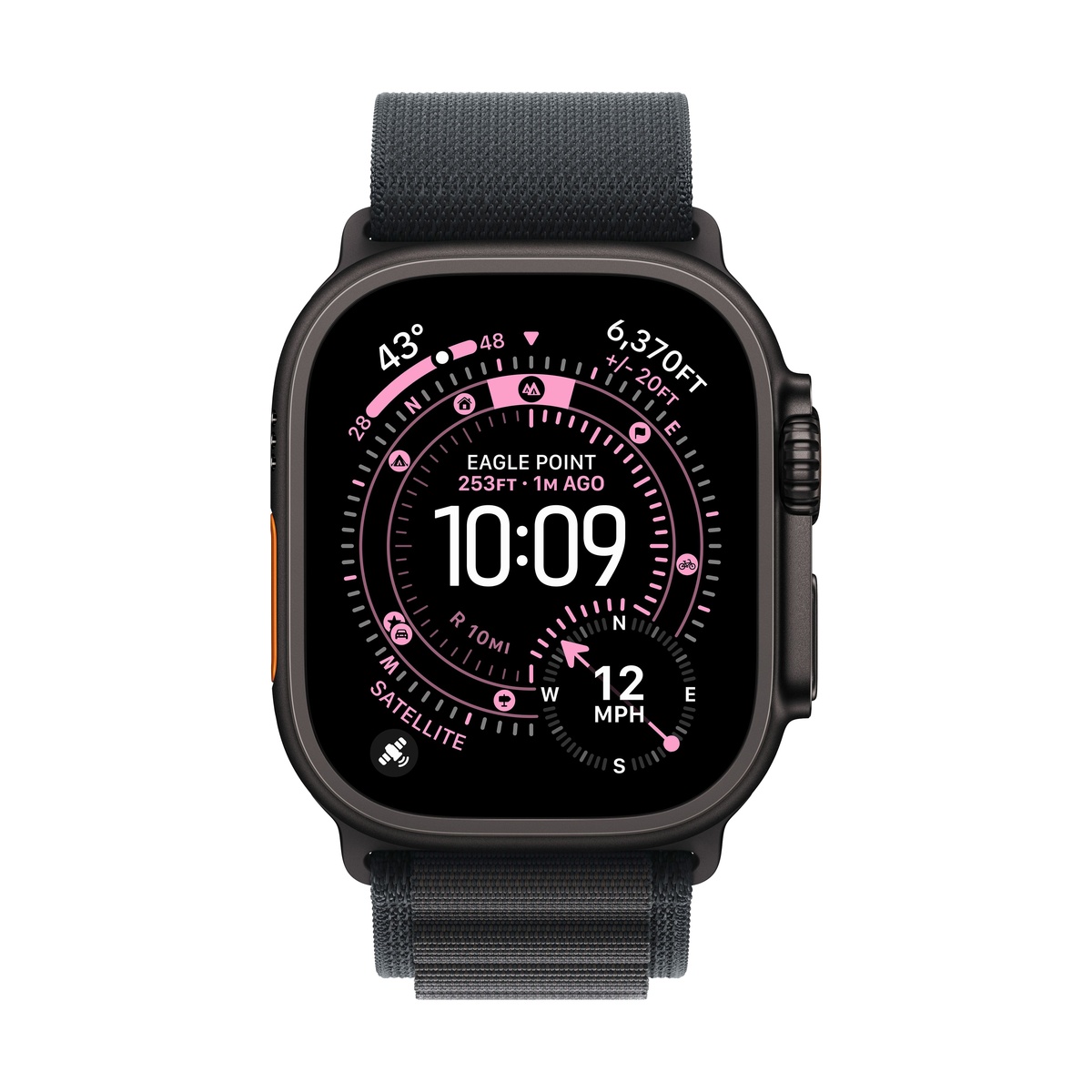 Смарт-часы Apple Watch Ultra 3, Black Titanium case (Alpine loop Black)