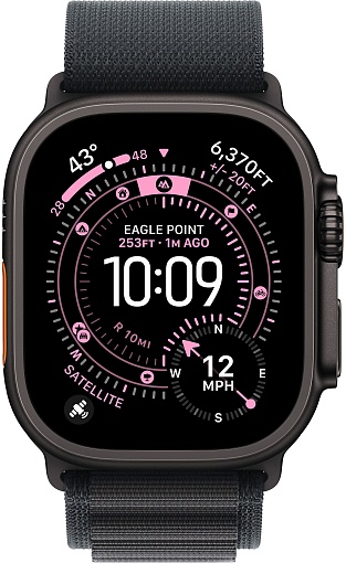 Смарт-часы Apple Watch Ultra 3, Black Titanium case (Alpine loop Black S)